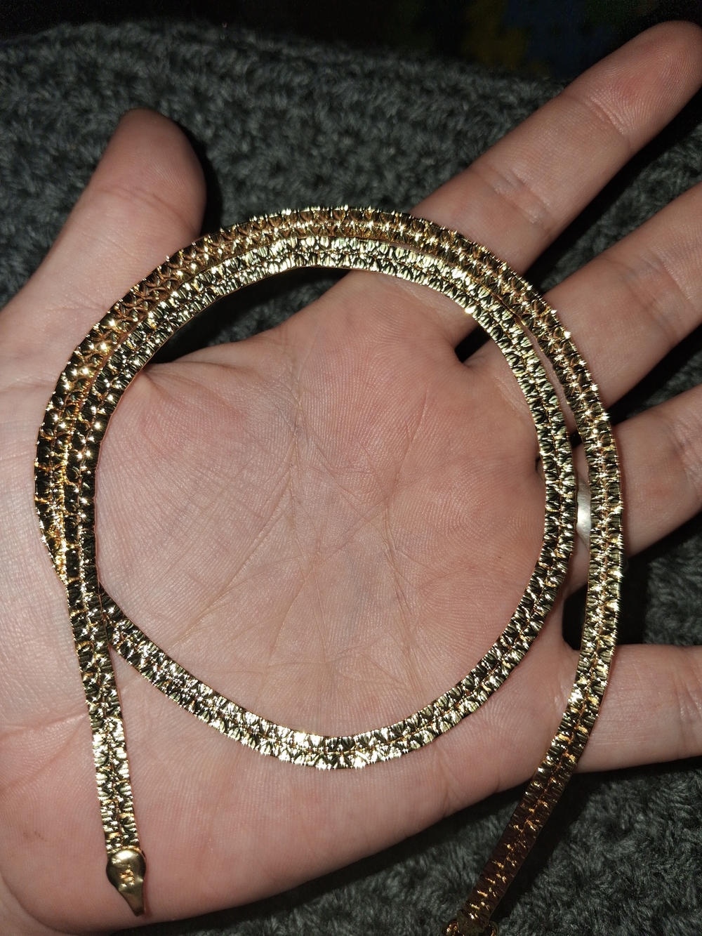 18K Dual Sided Necklace